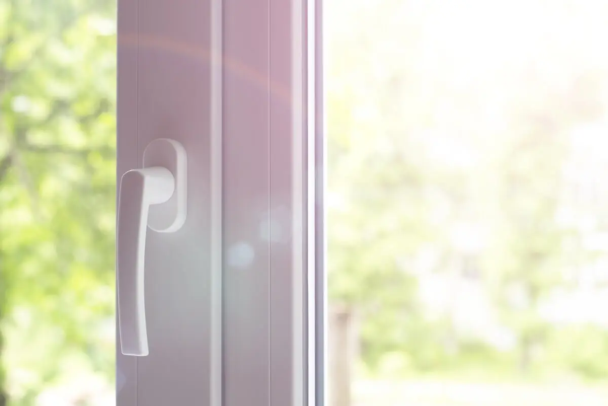 Balcony doors made of PVC — polyvinyl chloride