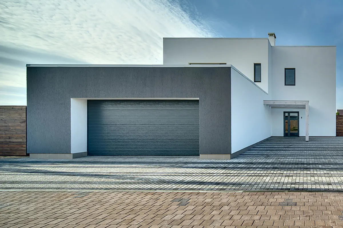 Solid or glazed aluminium doors?