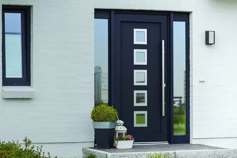 Entrance doors — glazed and solid