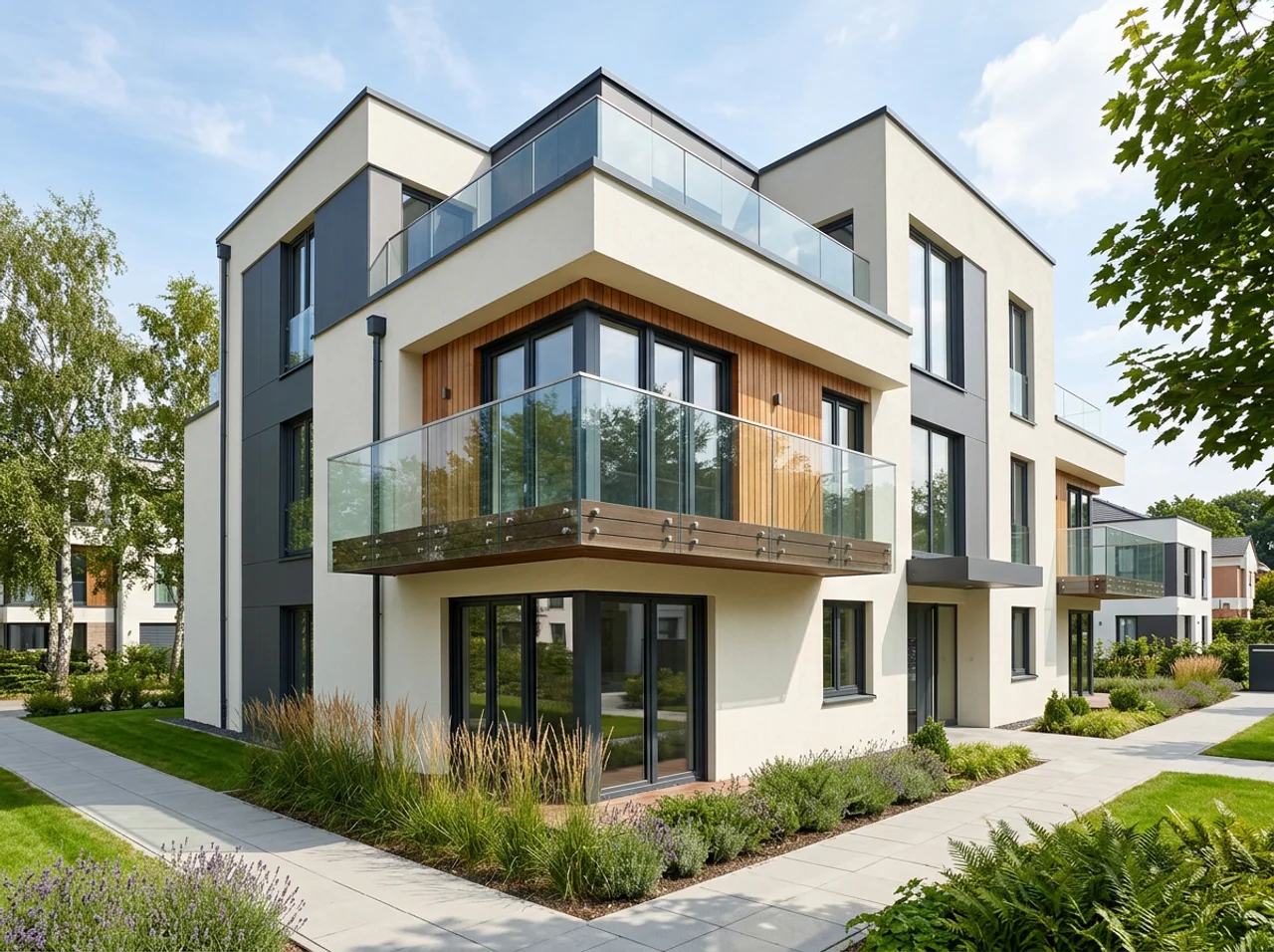 Aluminium balcony doors BUDVAR — minimalism and durability