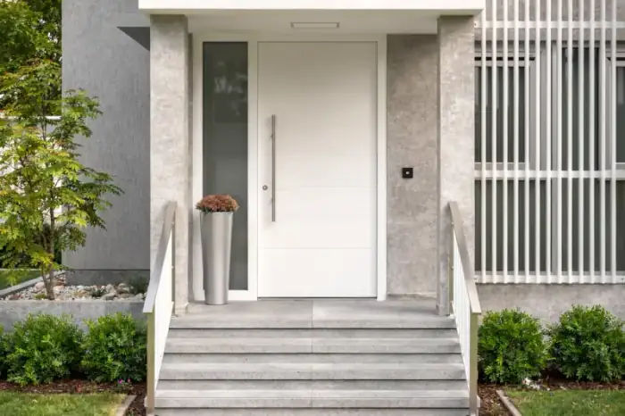 PVC entrance doors
