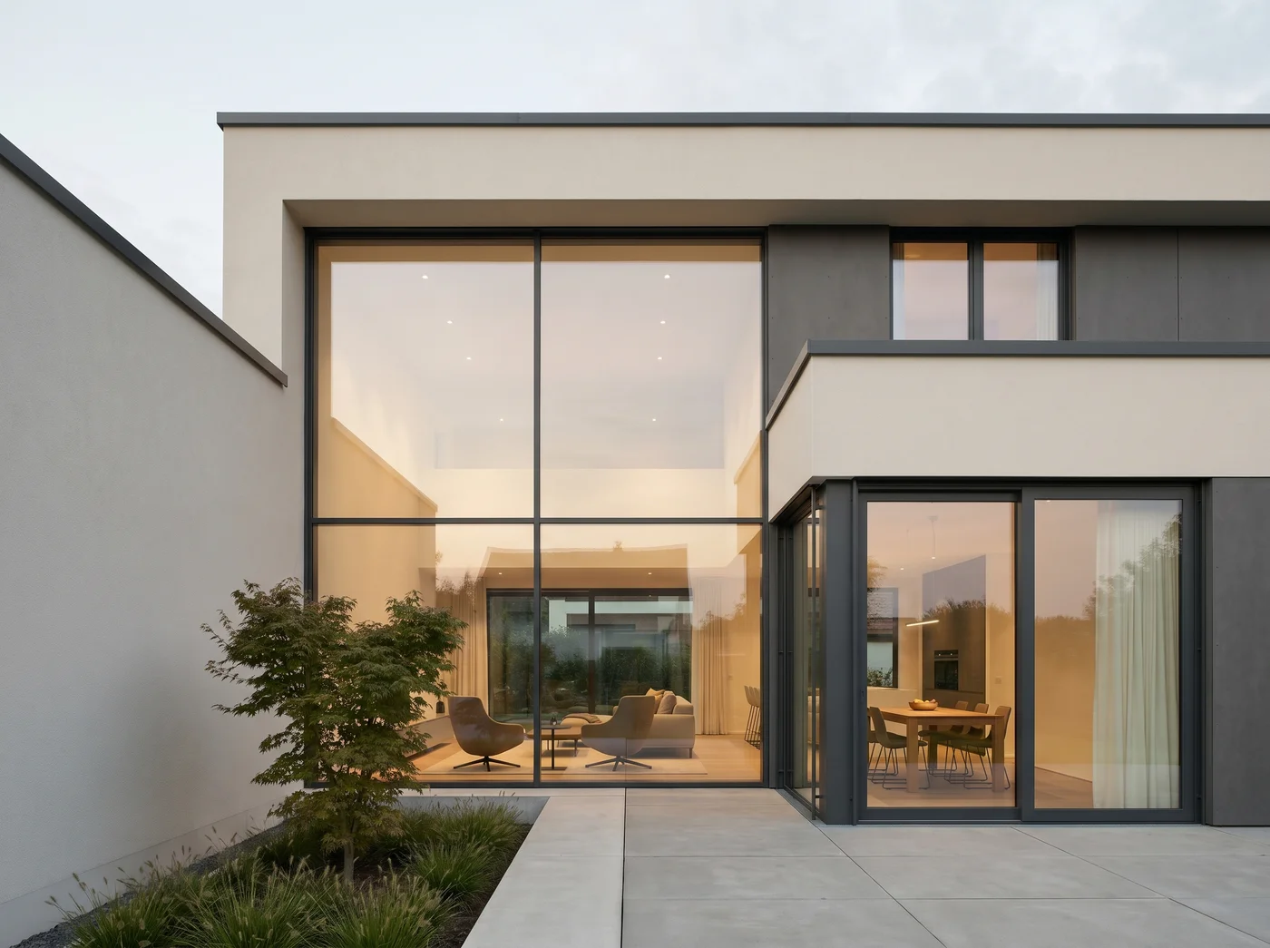 BUDVAR aluminium windows — modern glazing with an aluminium profile