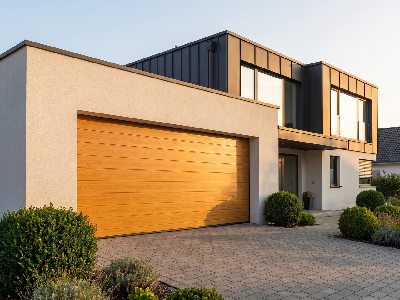 Sectional garage doors