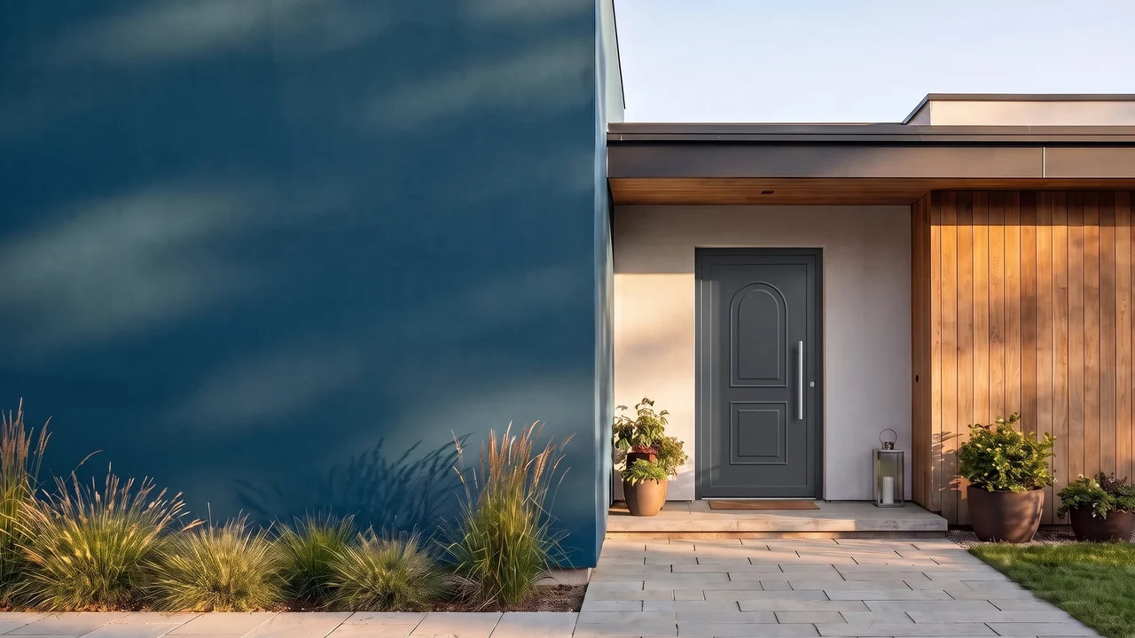 London ALU — Budvar aluminium door