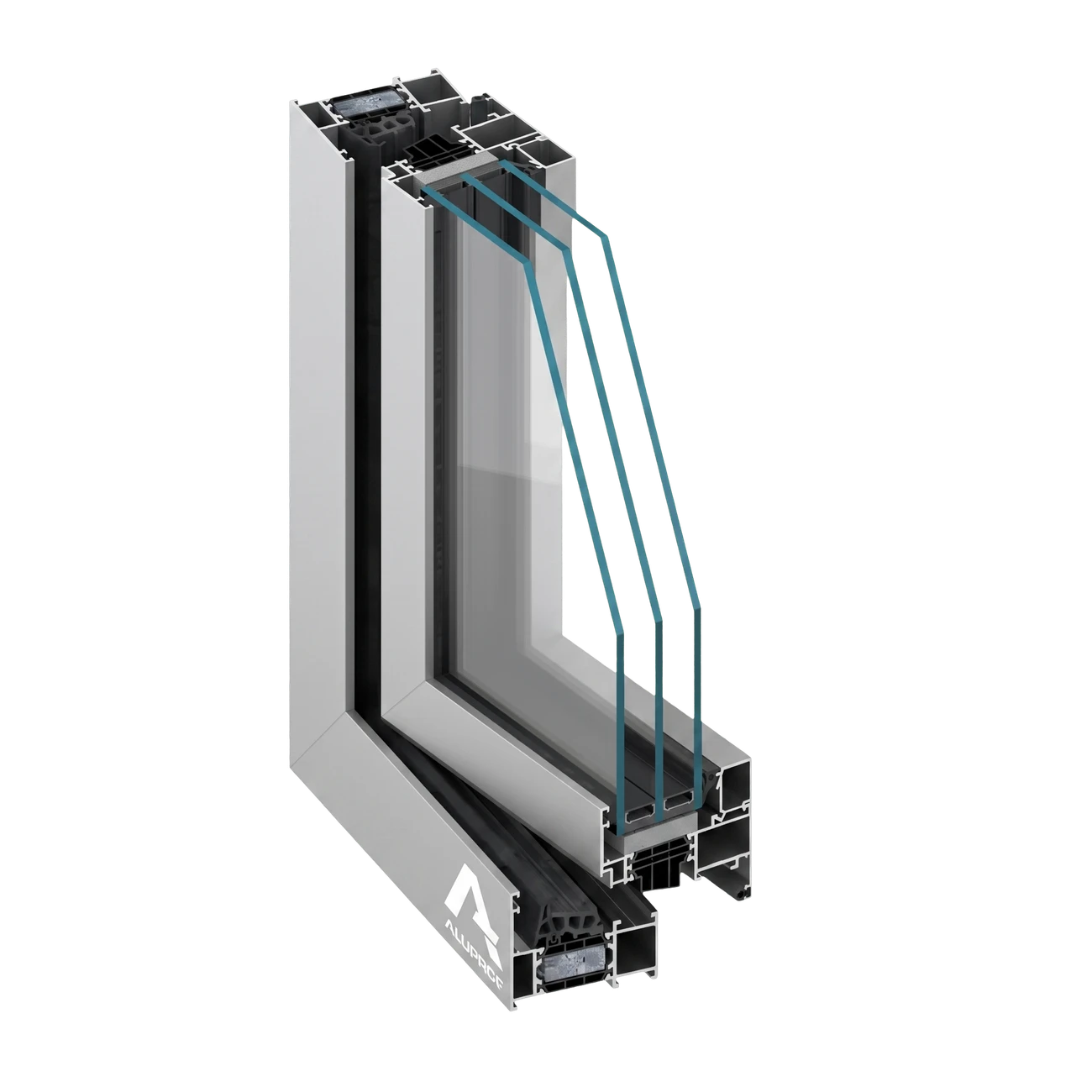 MB-79N corner cross-section — unit 3-pane