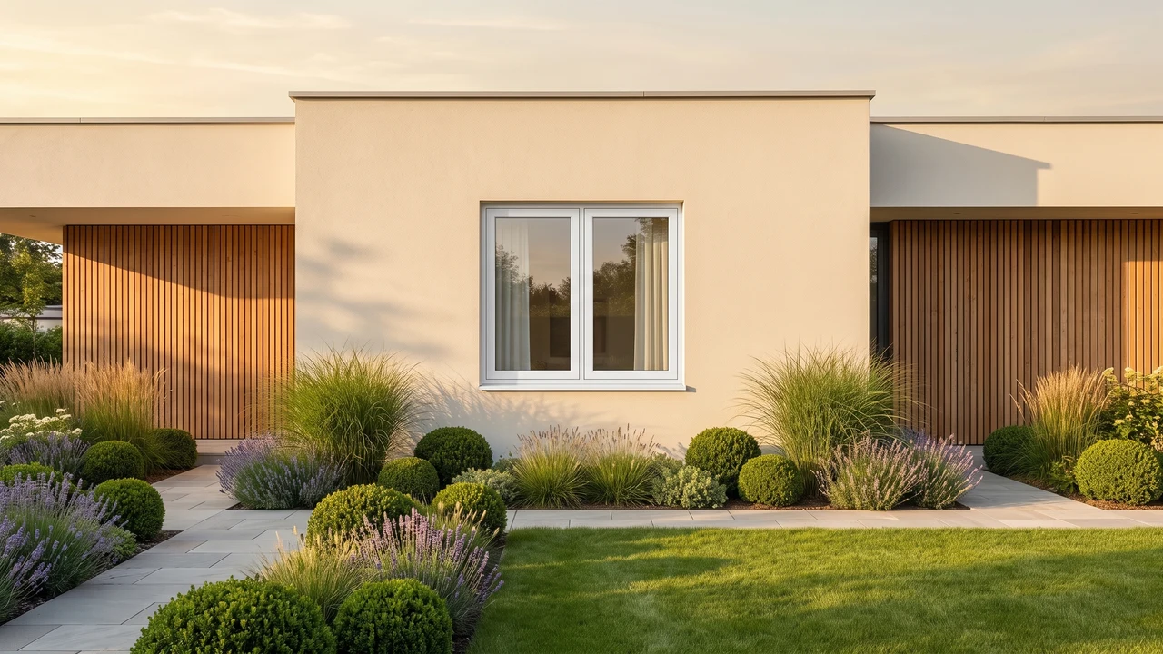 House with BUDVAR MB-79N windows — exterior view