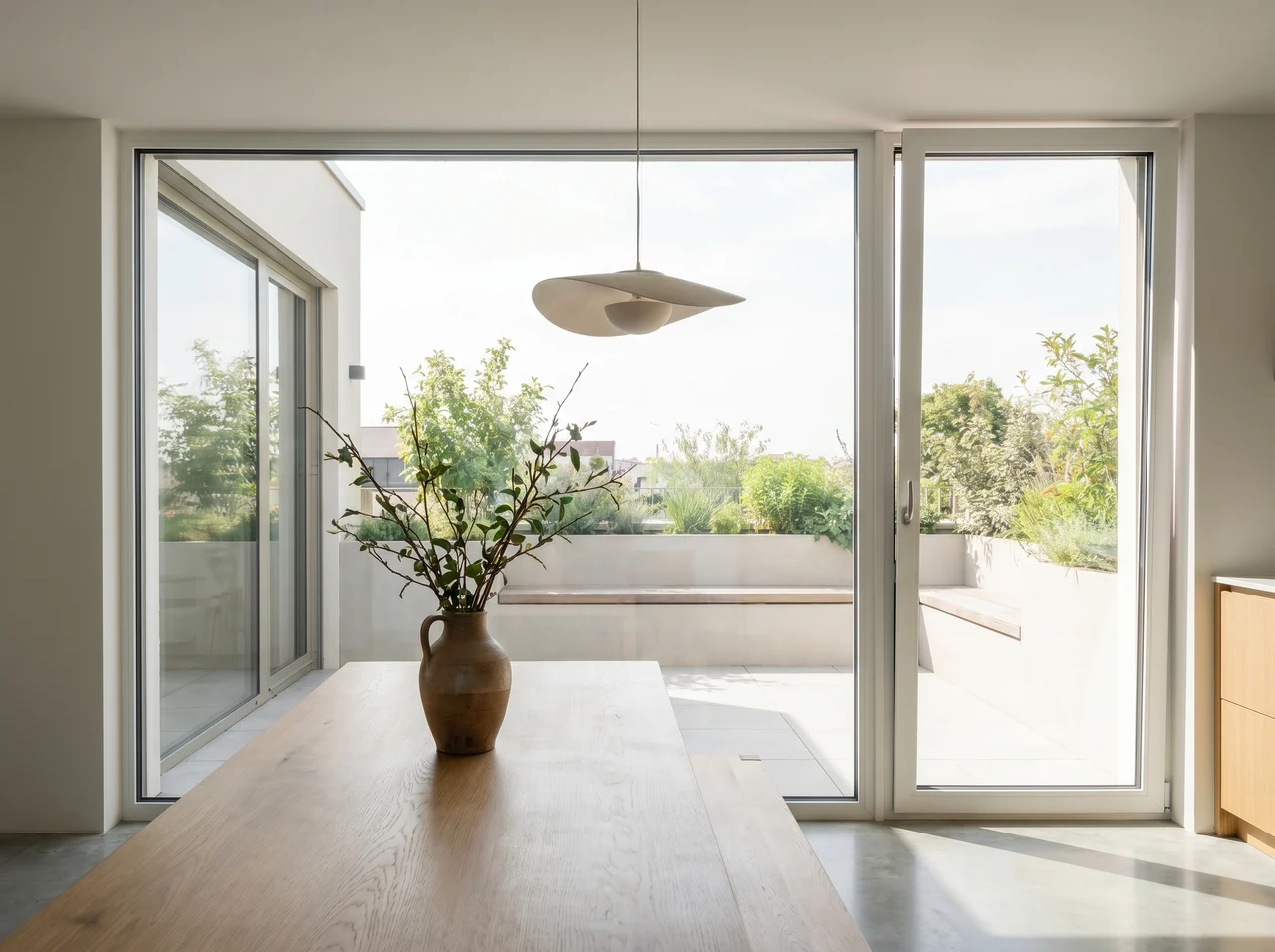 Large-format BUDVAR aluminium glazing