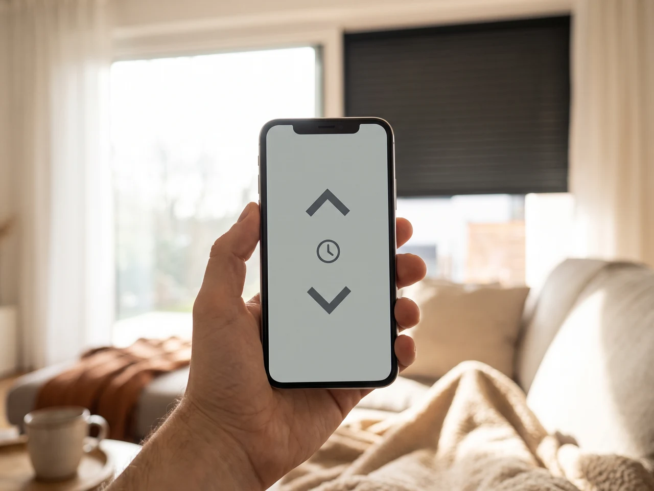 Controlling façade shutters via smartphone with TaHoma Somfy