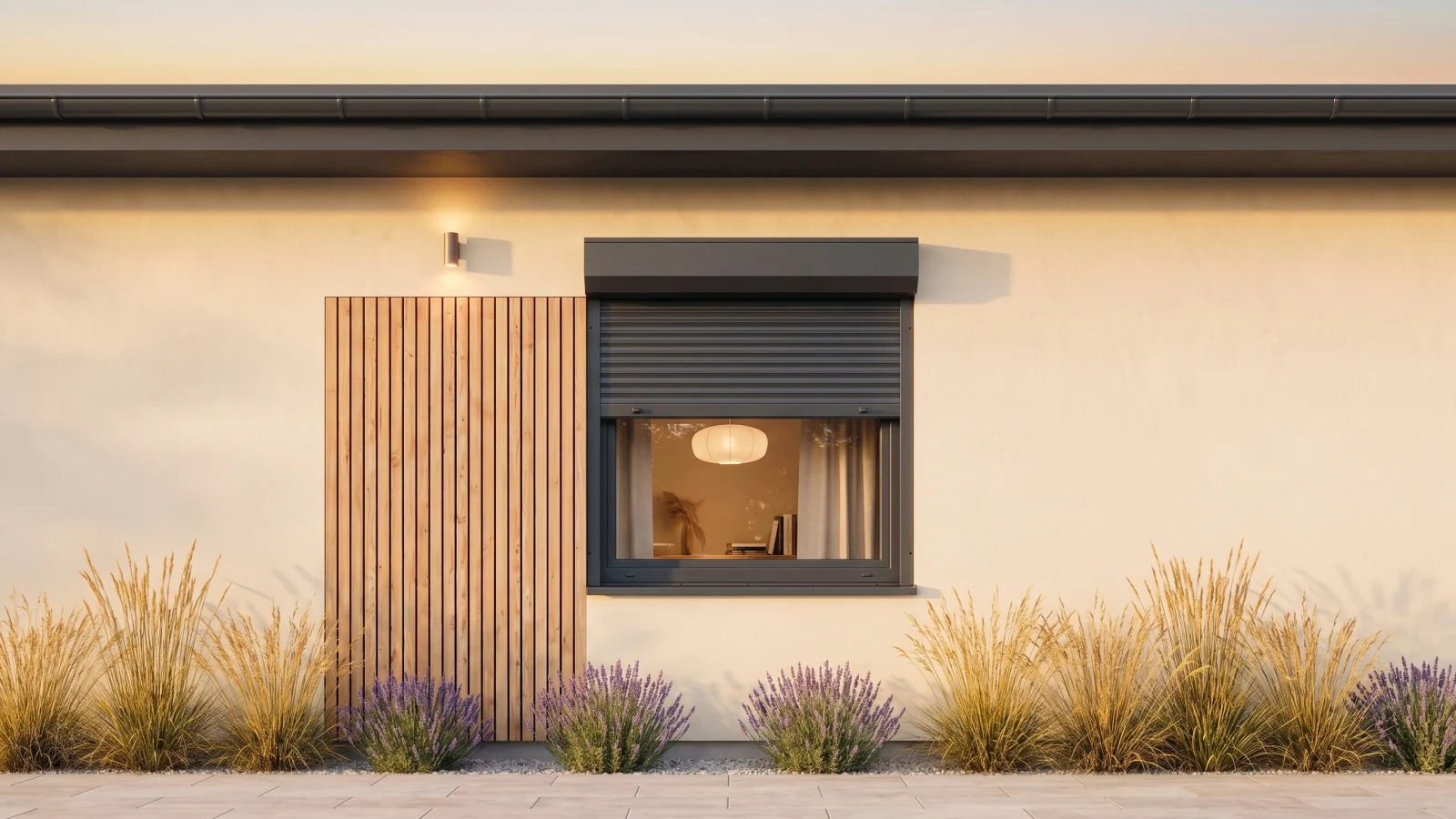External roller shutters — Façade