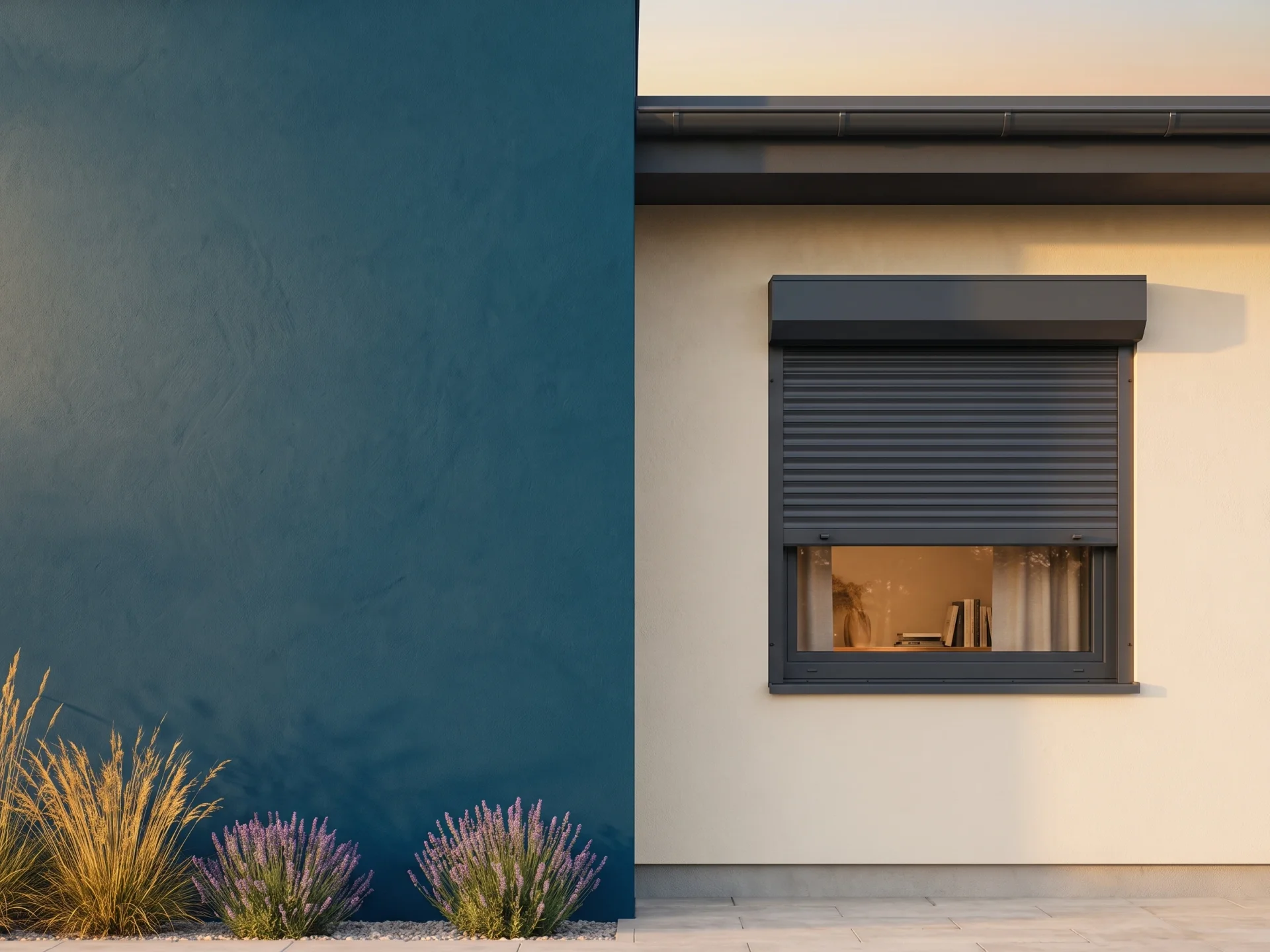 External roller shutters — Façade