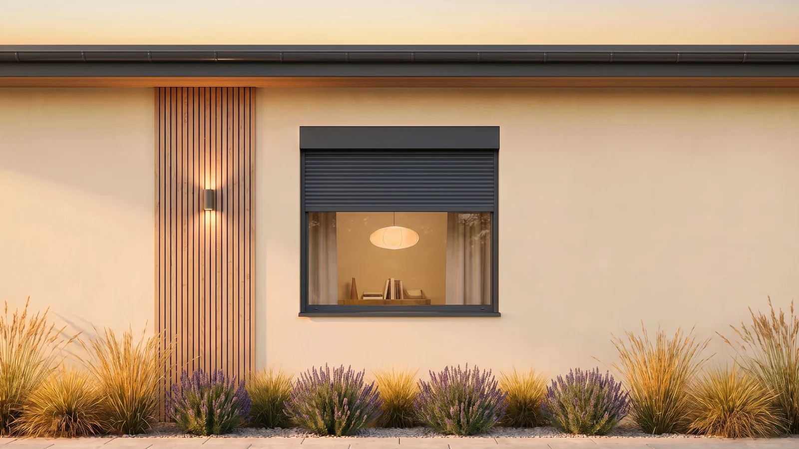 External roller shutters — Lintel