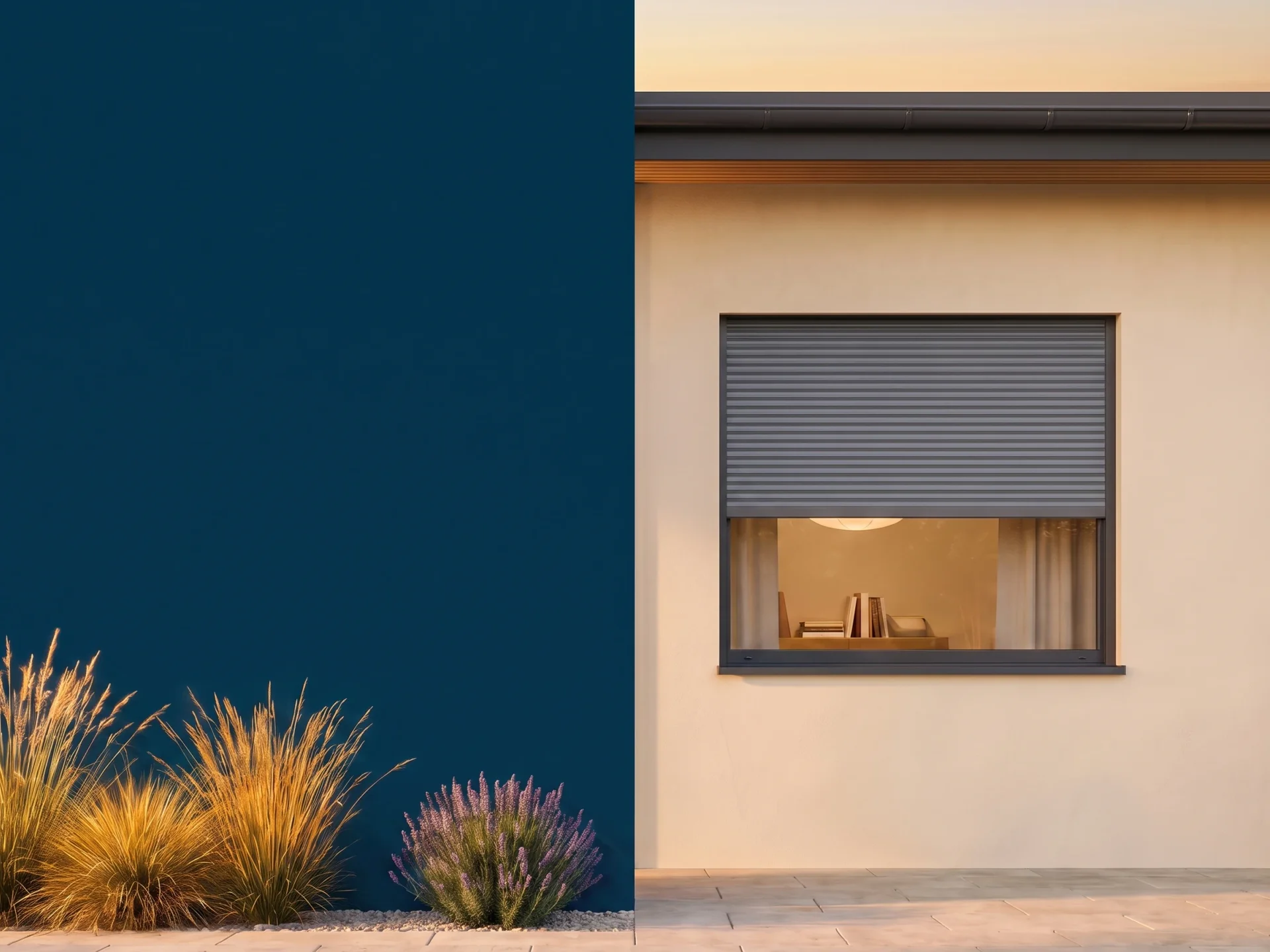 External roller shutters — Lintel