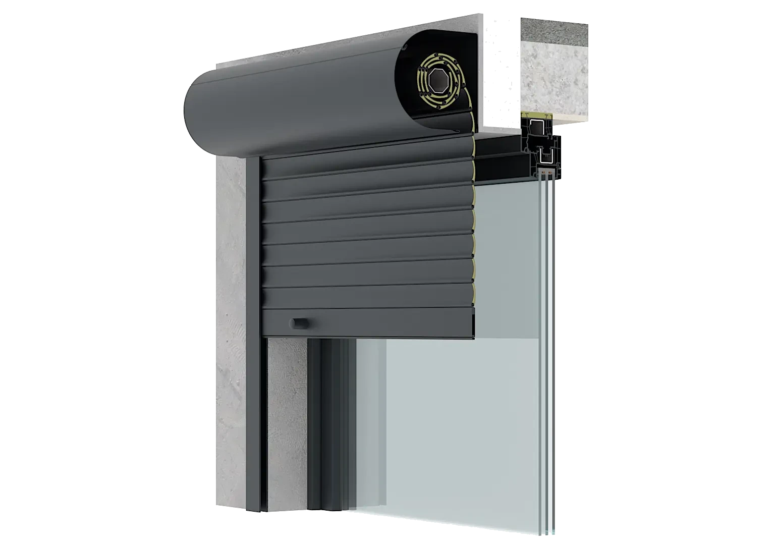 Half-round Facade Roller Shutter