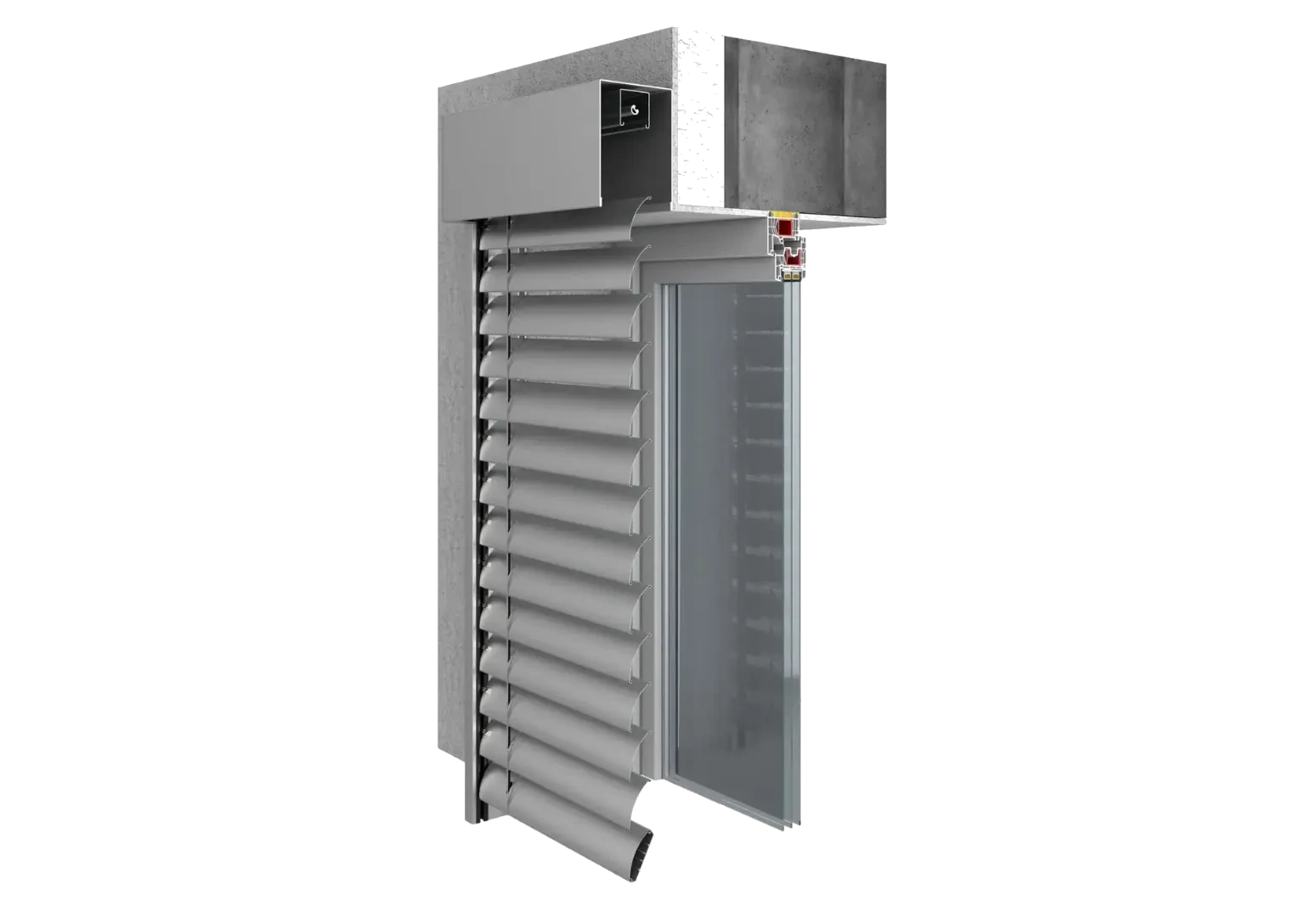 Self-supporting Venetian Blind Smartbox