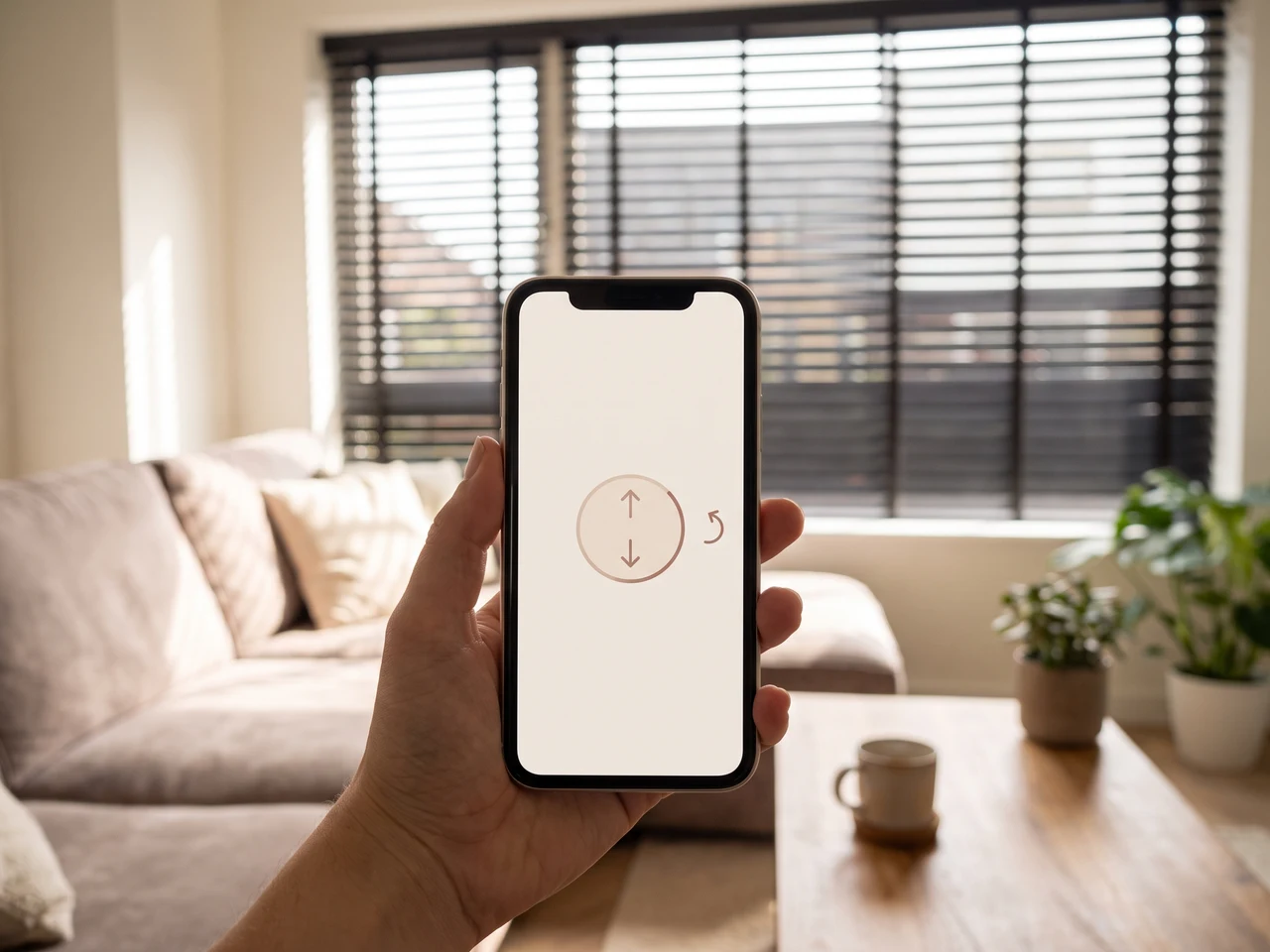 Controlling external blinds via smartphone with TaHoma Somfy