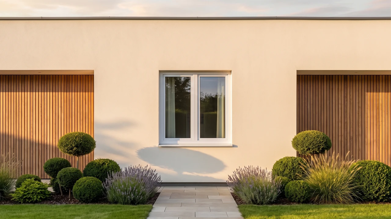 House with BUDVAR T-Classic Plus Reno windows — exterior view