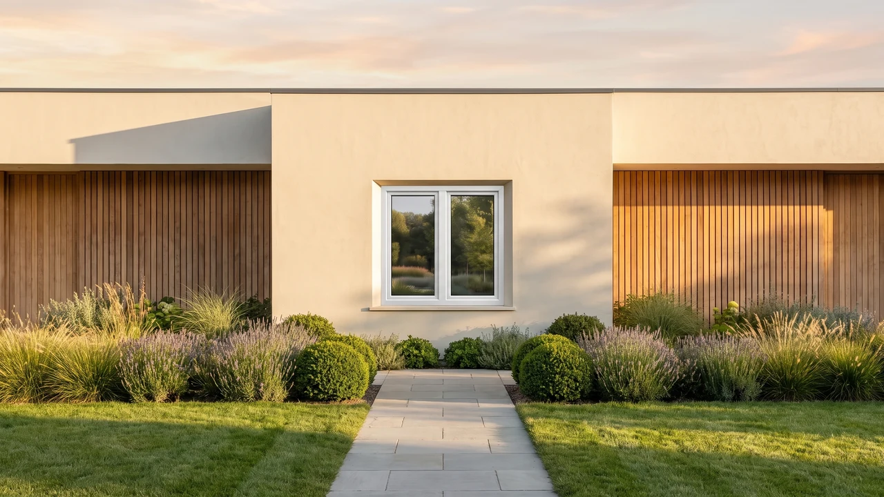 House with BUDVAR T-Classic Reno windows — exterior view