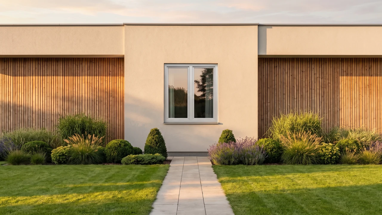 House with BUDVAR T-Comfort CH windows — exterior view
