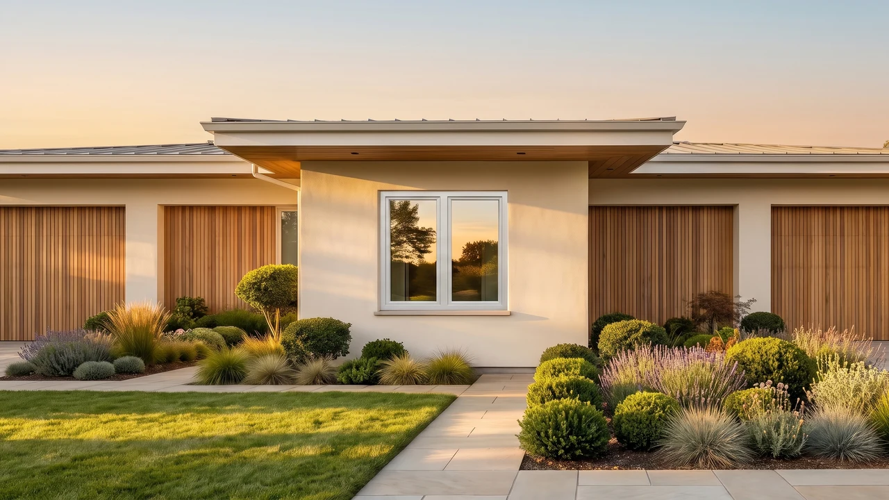 House with BUDVAR T-Comfort RENO windows — exterior view