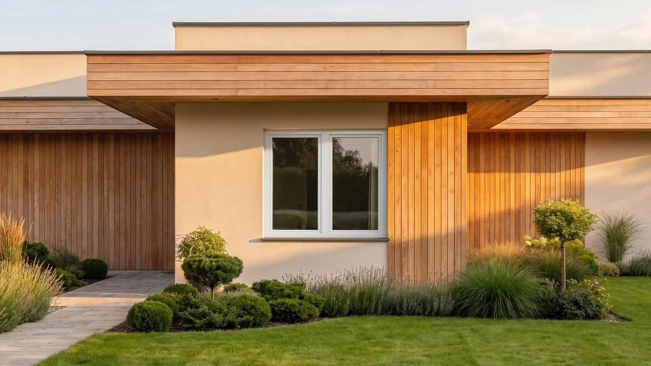 House with BUDVAR T-Comfort windows — exterior view