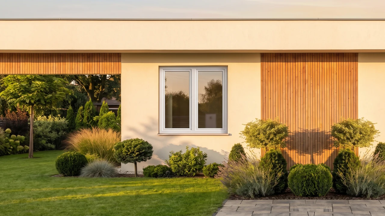 House with BUDVAR T-Perfekt windows — exterior view
