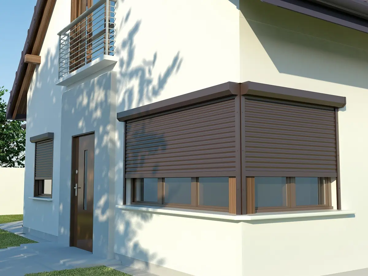 External roller shutters