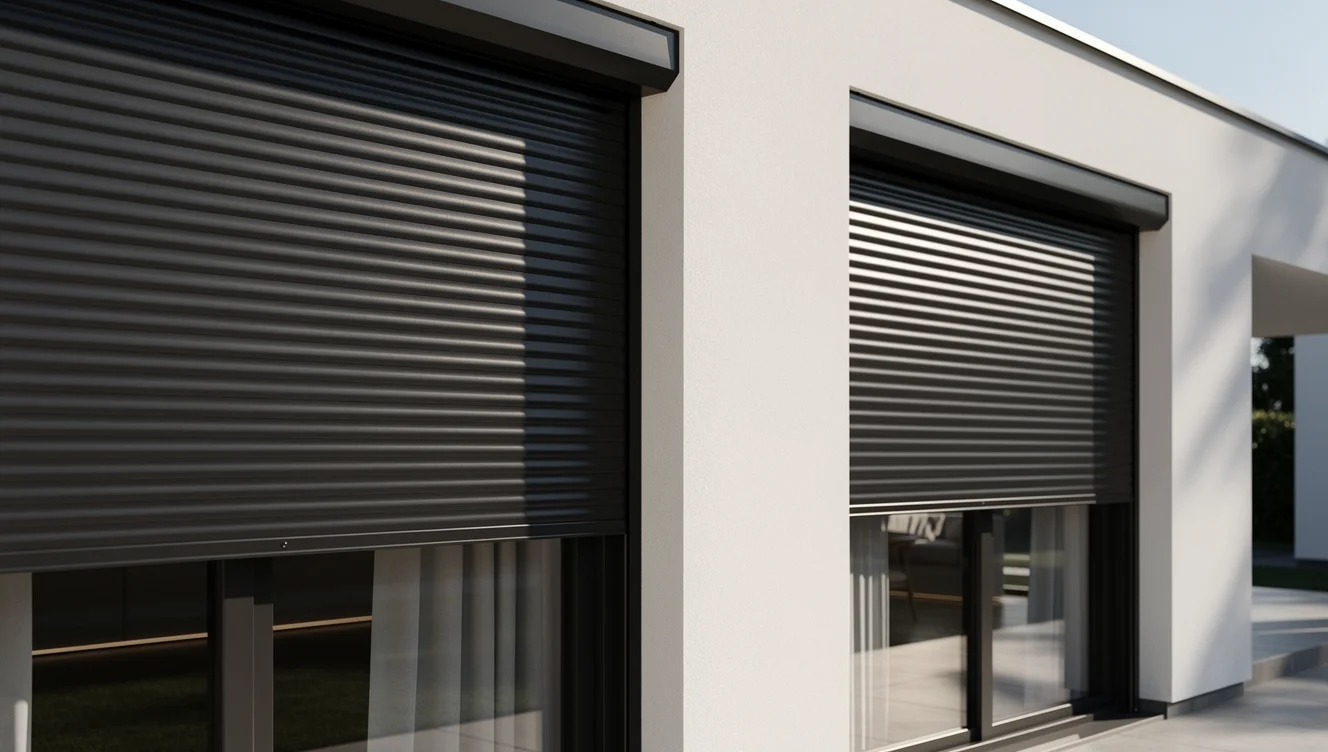 BUDVAR external roller shutters — built-on, façade and built-in