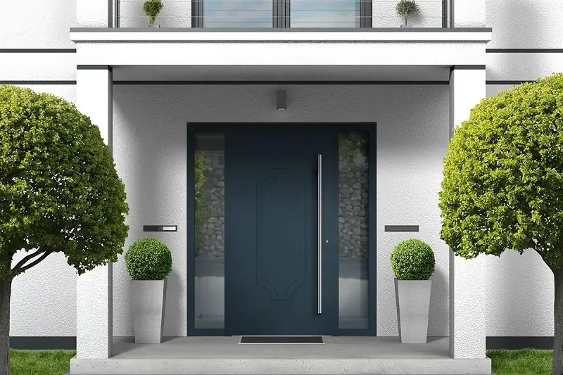 Aluminium exterior doors